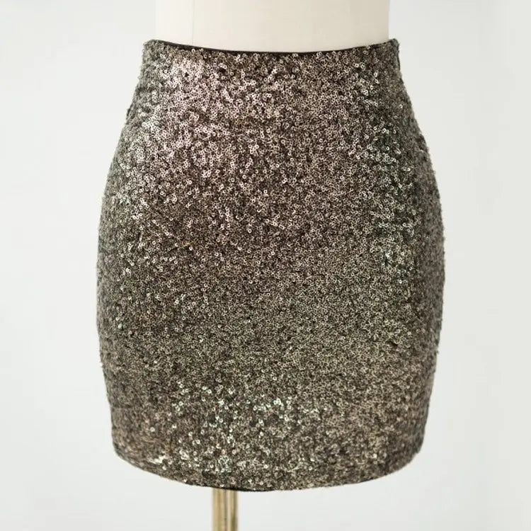 Fashionable Sequined Hip Skirt for Women