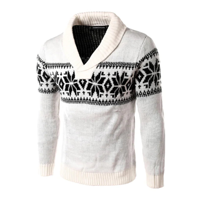 Men's Casual Christmas Sweater - Trendy All-Match Style