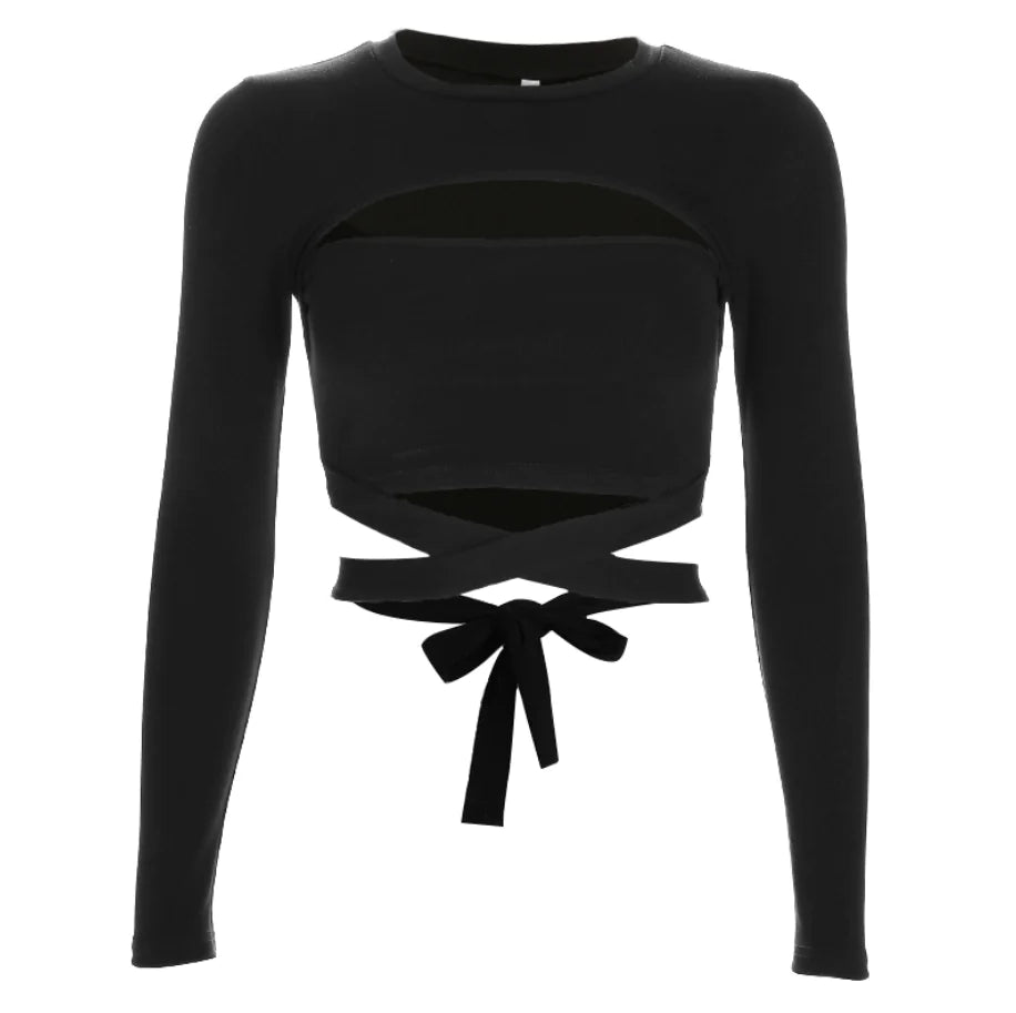 Hollow Long Sleeve T-Shirt
