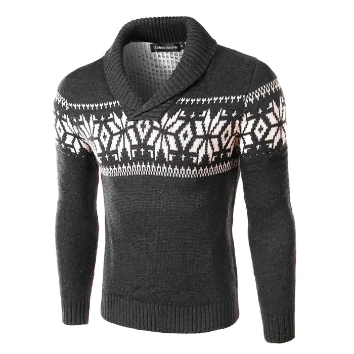 Men's Casual Christmas Sweater - Trendy All-Match Style
