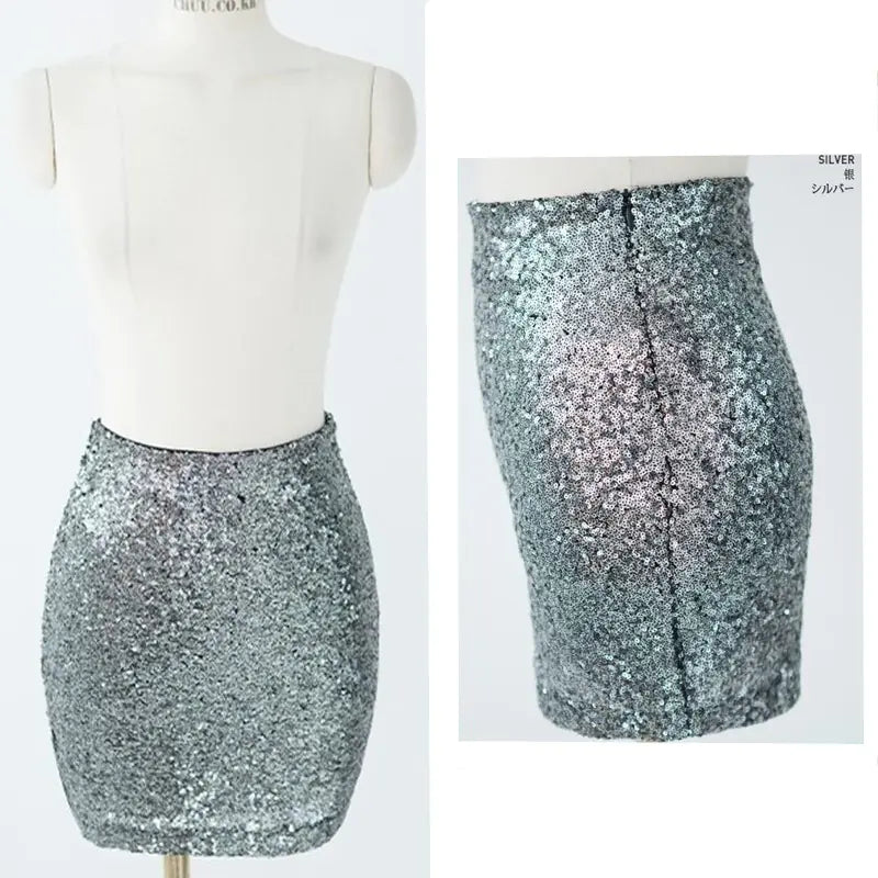 Fashionable Sequined Hip Skirt for Women