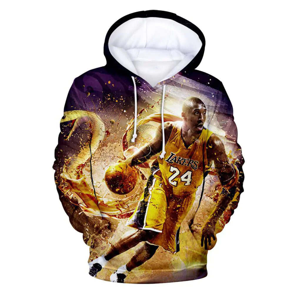 Kobe Bryant 3D Printed Hoodie for All Ages