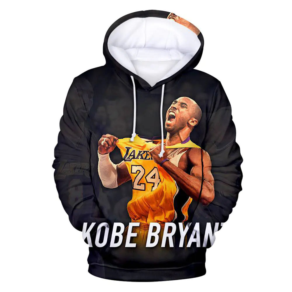 Kobe Bryant 3D Printed Hoodie for All Ages