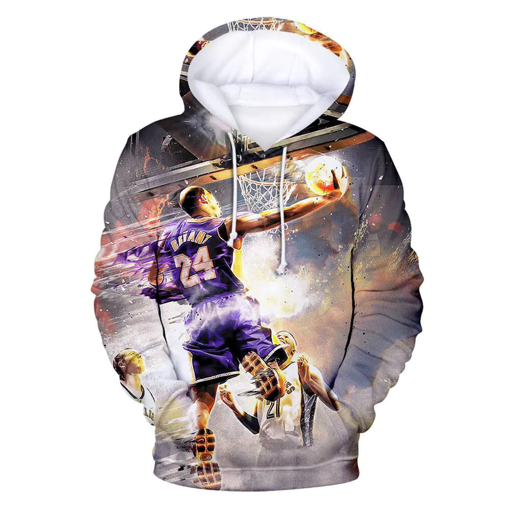 Kobe Bryant 3D Printed Hoodie for All Ages
