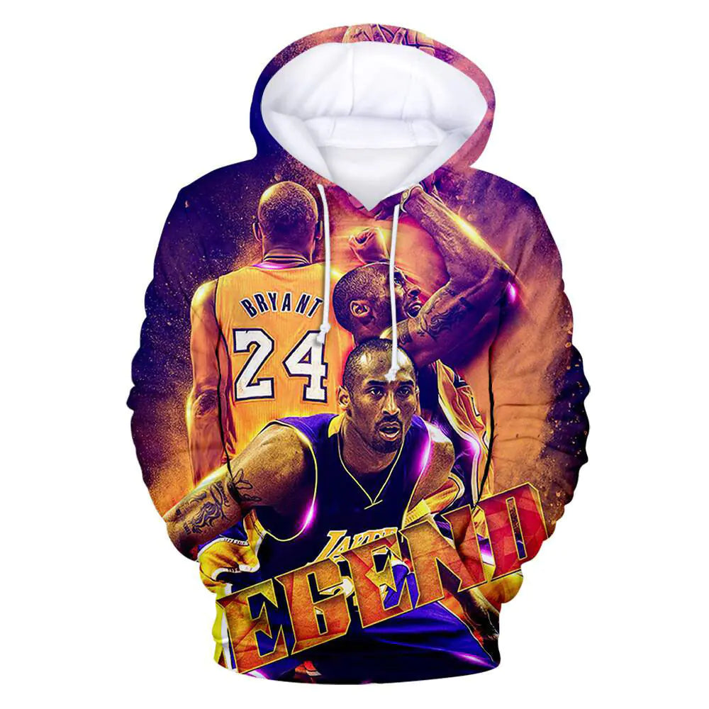 Kobe Bryant 3D Printed Hoodie for All Ages