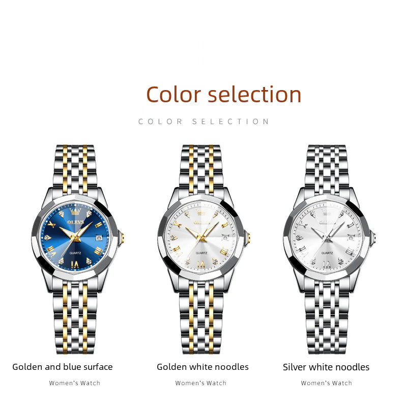 2024 New Oli Shi Brand Retro Quartz Women's hWatc